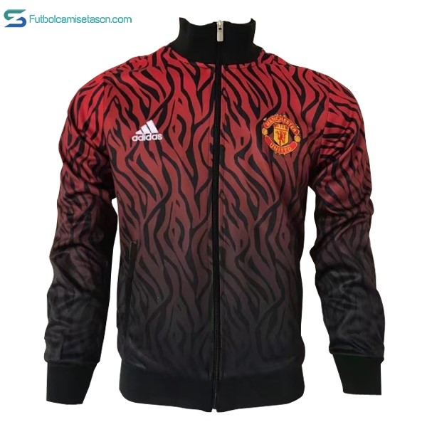 Chaqueta Manchester United 2017/18 Rojo Negro